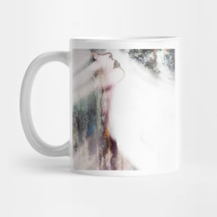 Abstract Ice. Colour impression Art. Mug